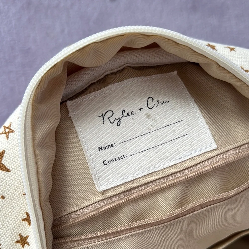 Rylee + Cru Starry Cream Backpack